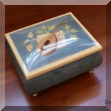 D077. Painted music box that plays ”Lara's Theme.” - $8 